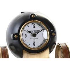 Table clock DKD Home Decor Black Golden Colonial-1