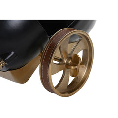 Table clock DKD Home Decor Black Golden Colonial-3