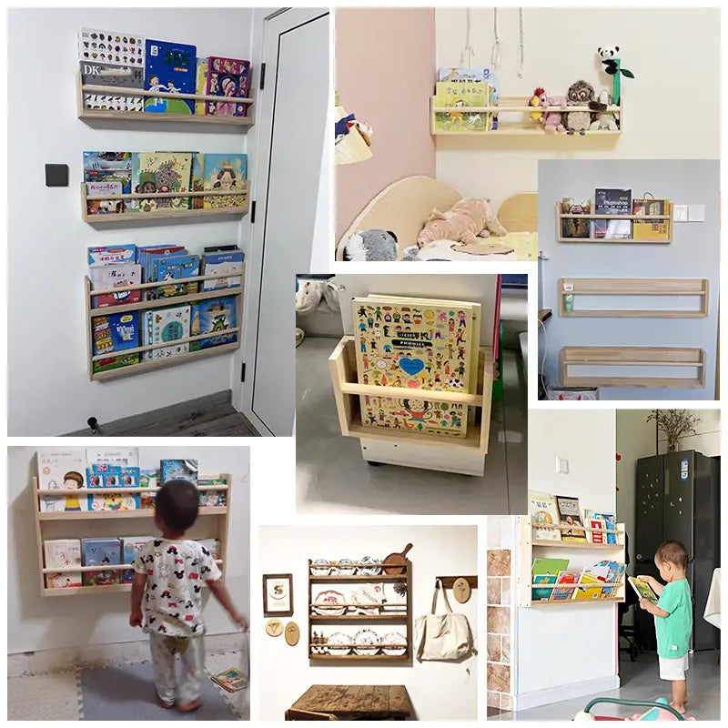Delightful home for your childs favorite tales - this Wooden Bookshelf-4