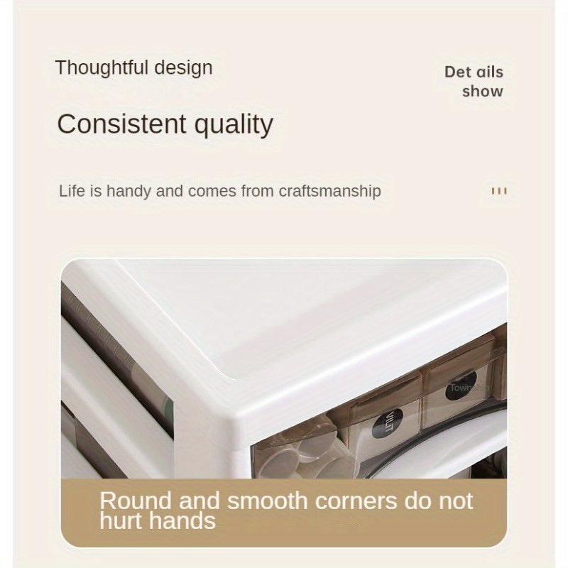 Waterproof Under-Desk Storage Cabinet – 5 Drawers-4