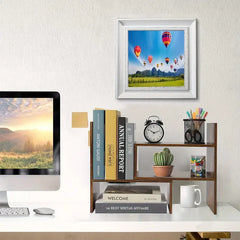 Simple Desktop Bookshelf: Office Storage Solution-3
