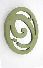 Green Wood Wall Decor-2