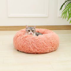 Classic Round Shape Cat Bed Pillow-1