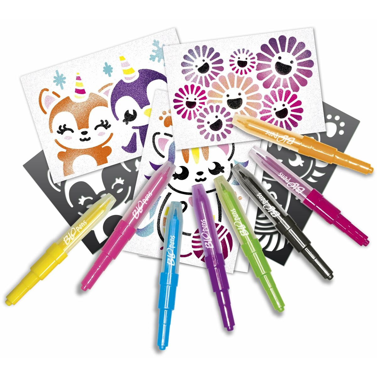 Colouring Activity Box Lansay BLOPENS KAWAII Multicolour-3