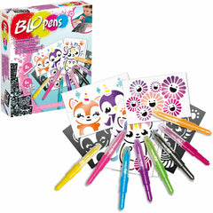 Colouring Activity Box Lansay BLOPENS KAWAII Multicolour-2