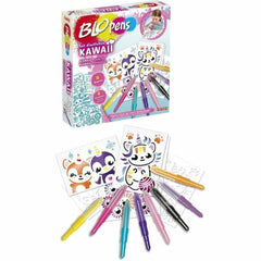 Colouring Activity Box Lansay BLOPENS KAWAII Multicolour-0