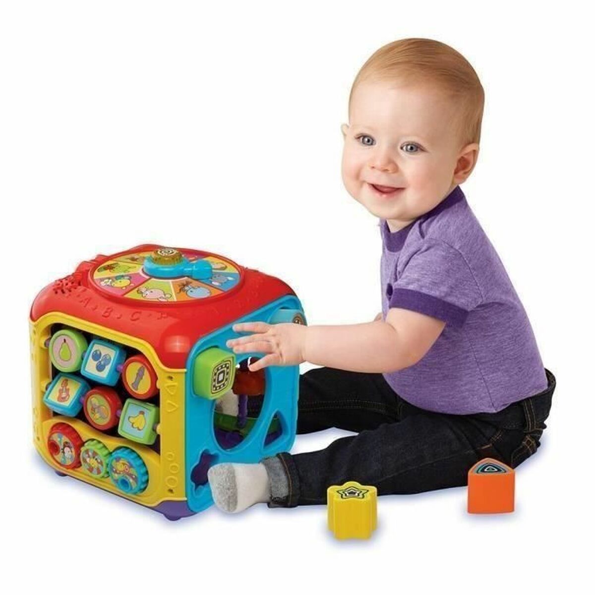 Interactive Toy for Babies Vtech Baby Super Cube of the Discoveries-1