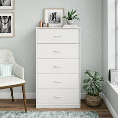 Classic Elegance: Five-Drawer Chest for Organized Living-2