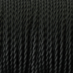 1M/5M/10M Black 2 Core Twisted Electric Fabric Cable~1769-0