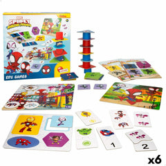 Educational Game Spidey 24,5 x 0,2 x 24,5 cm (6 Units) 10-in-1-0
