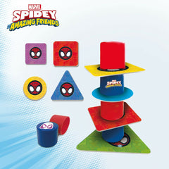 Educational Game Spidey 24,5 x 0,2 x 24,5 cm (6 Units) 10-in-1-1