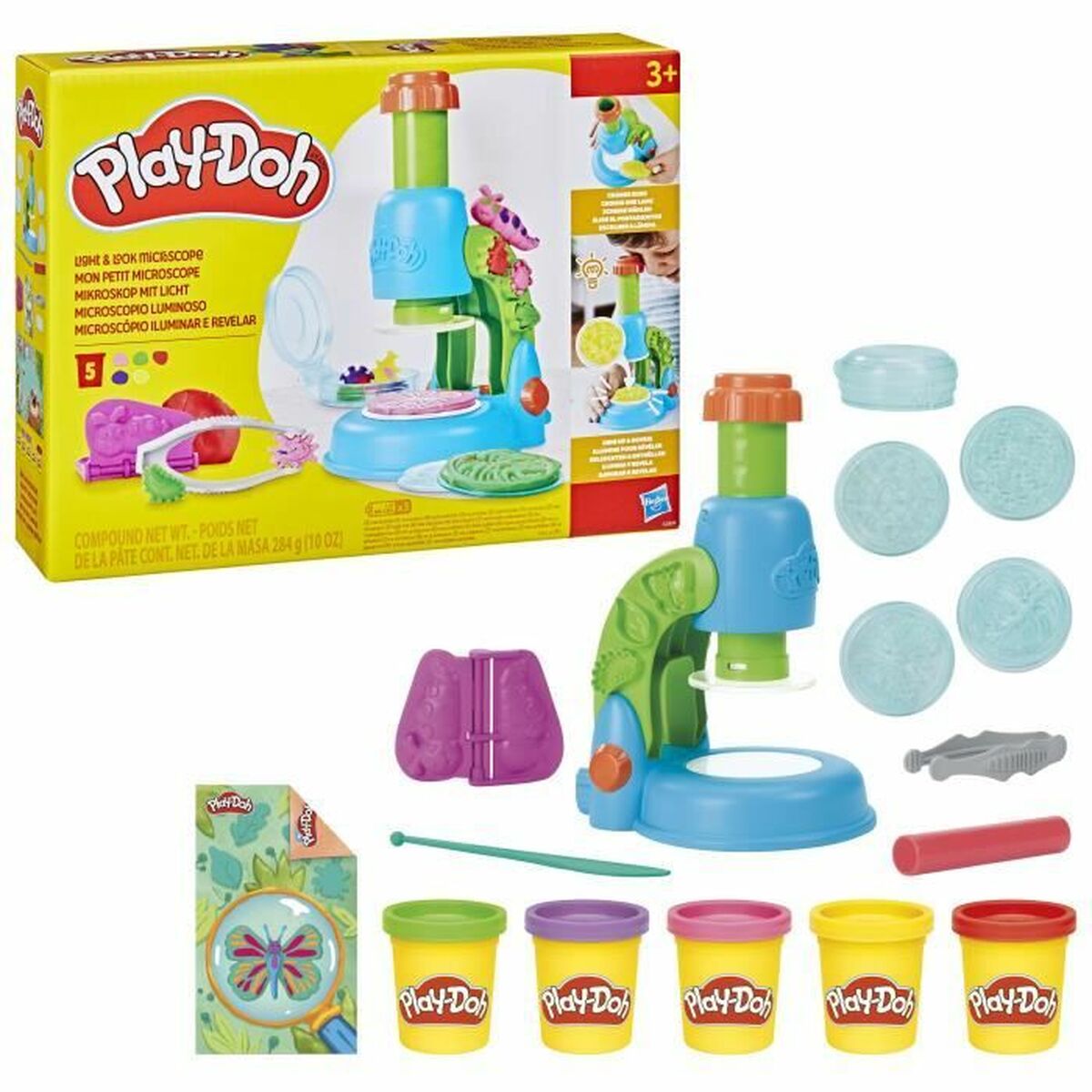Modelling Clay Game Play-Doh Mi Pequeño Microscopio Yellow-0