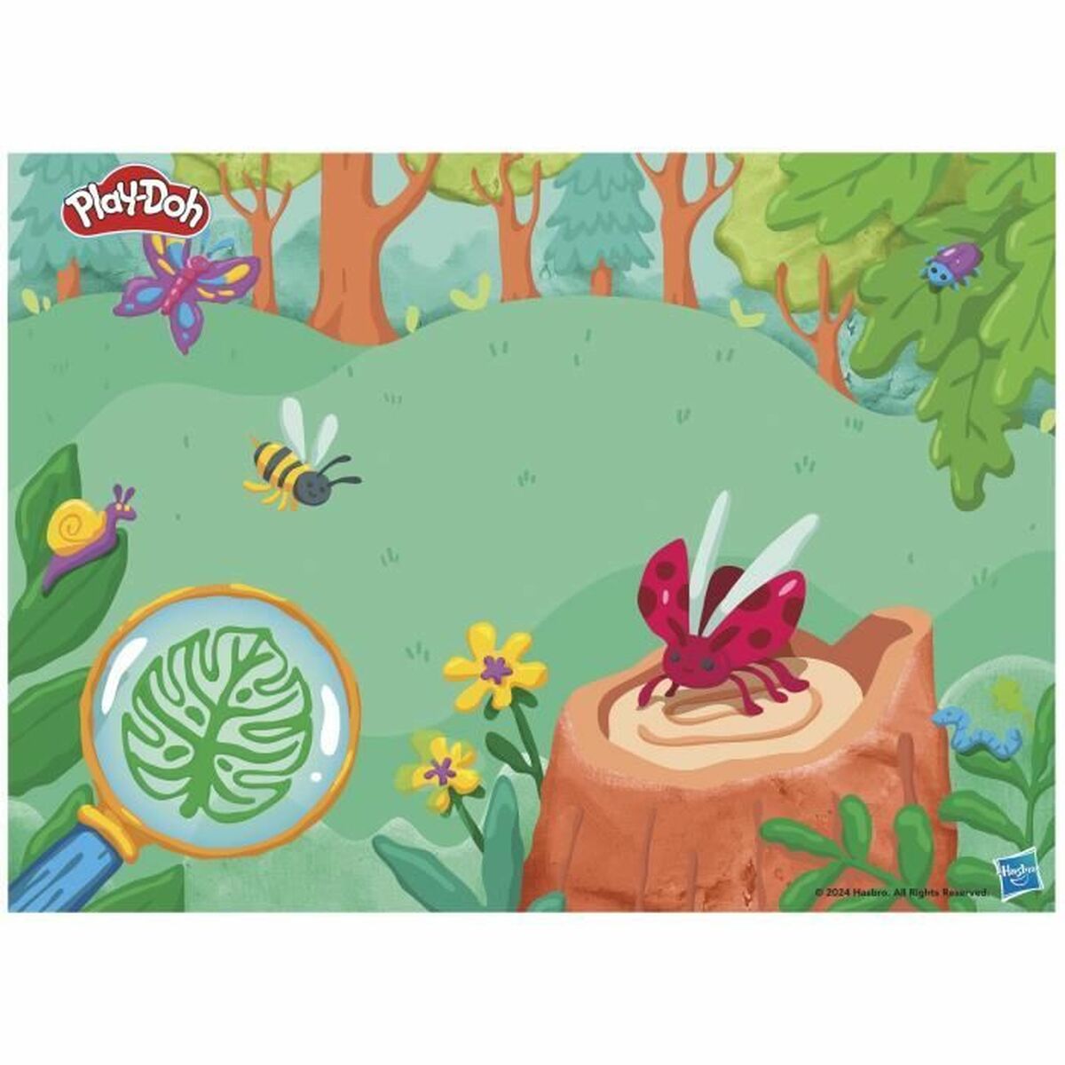 Modelling Clay Game Play-Doh Mi Pequeño Microscopio Yellow-2