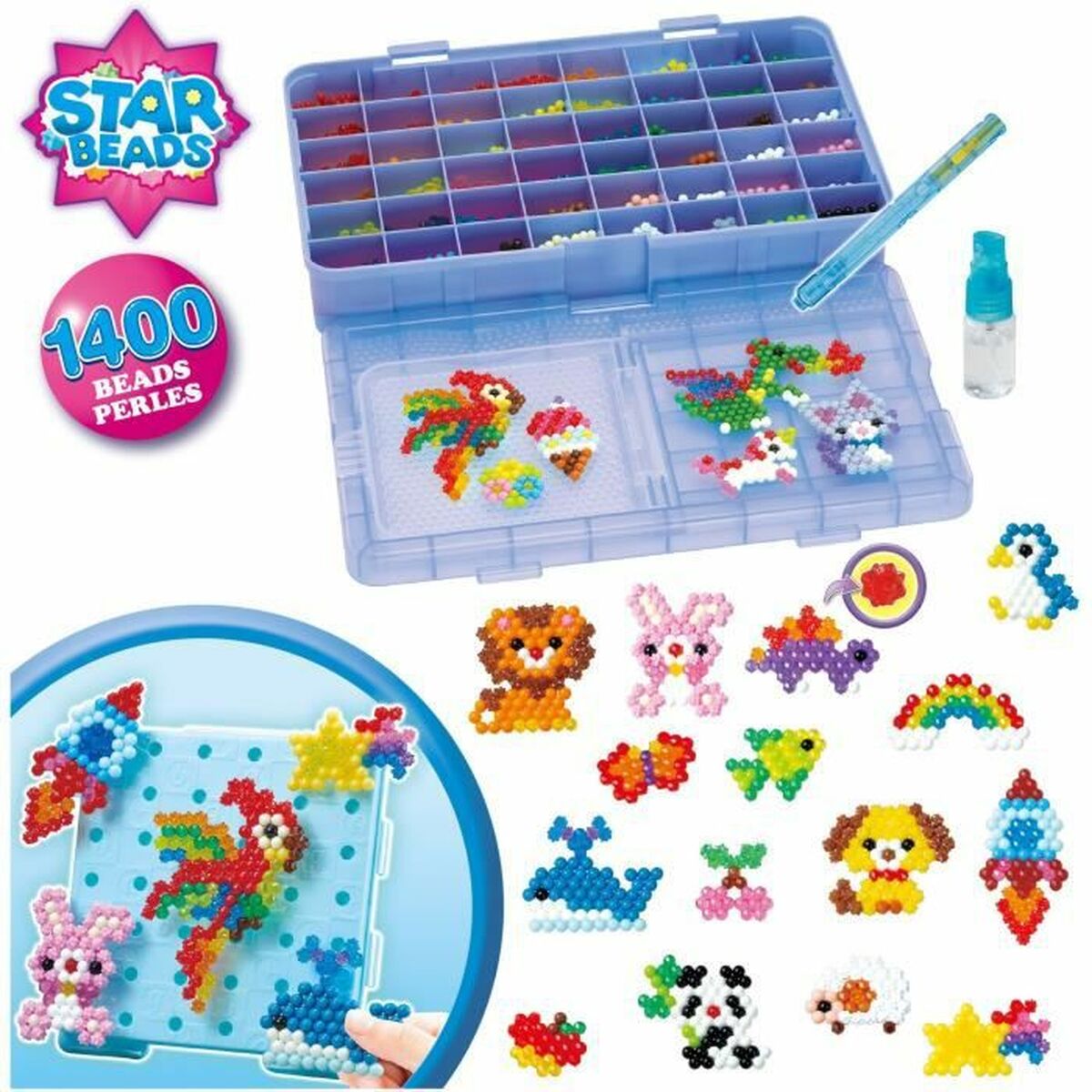 Glass beads Aquabeads Star Beads-5