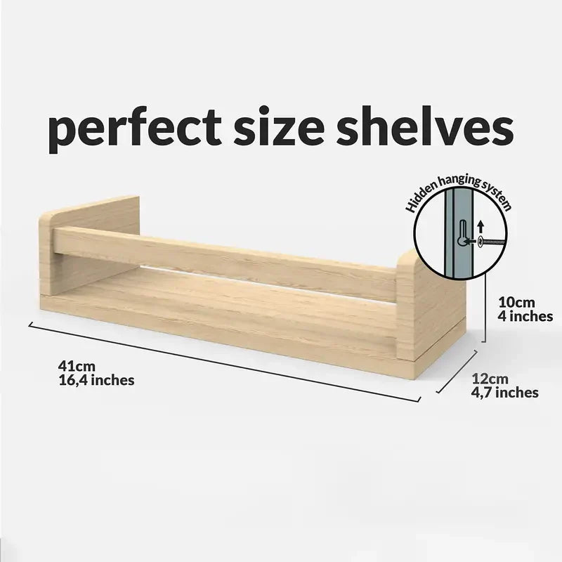 Chic Hanging Book Shelf: Elevate Your Book Display-6