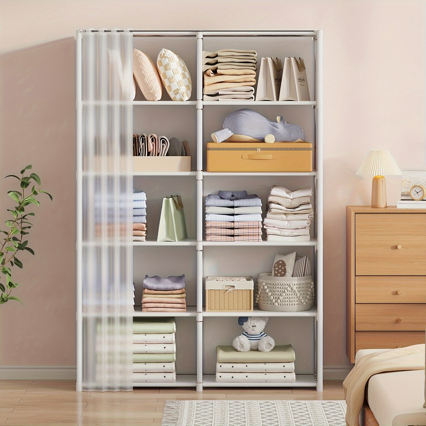 6-Tier Metal Storage Organizer for Office & Home-4