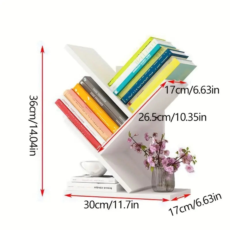 A minimalists dream: a beautifully crafted wooden bookshelf for your desk-2