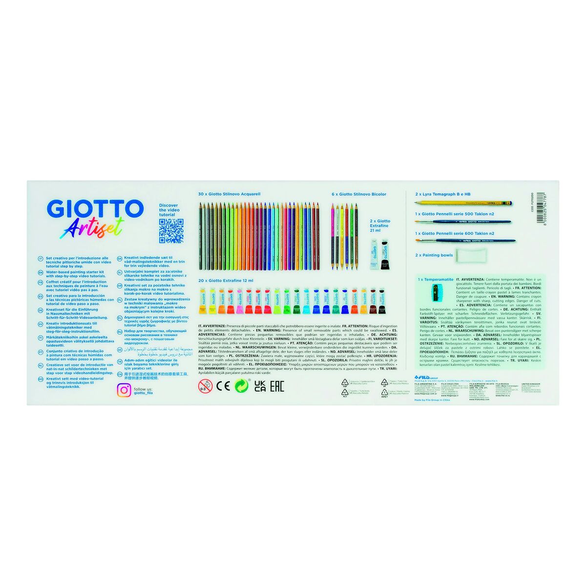 Drawing Set Giotto Artiset 65 Pieces Multicolour-1