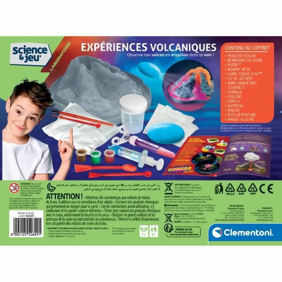 Science Game Clementoni Volcanic Experiences-2