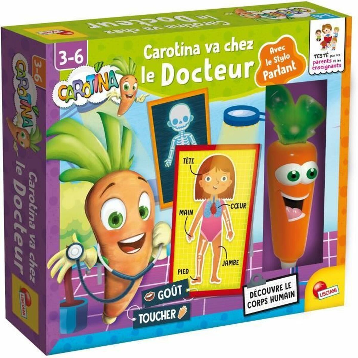 Educational Game Lisciani Giochi Carotina va chez le docteur-0