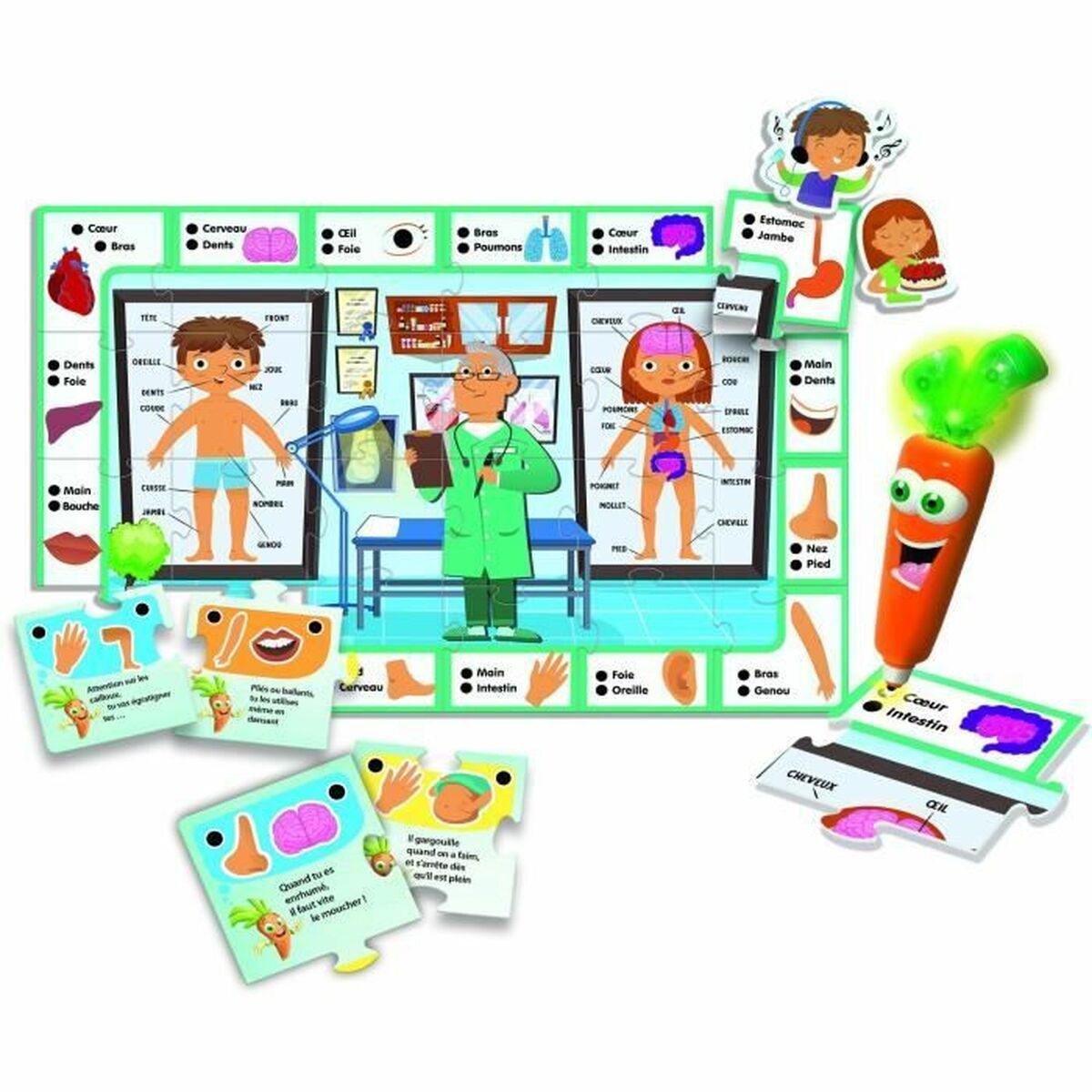 Educational Game Lisciani Giochi Carotina va chez le docteur-1