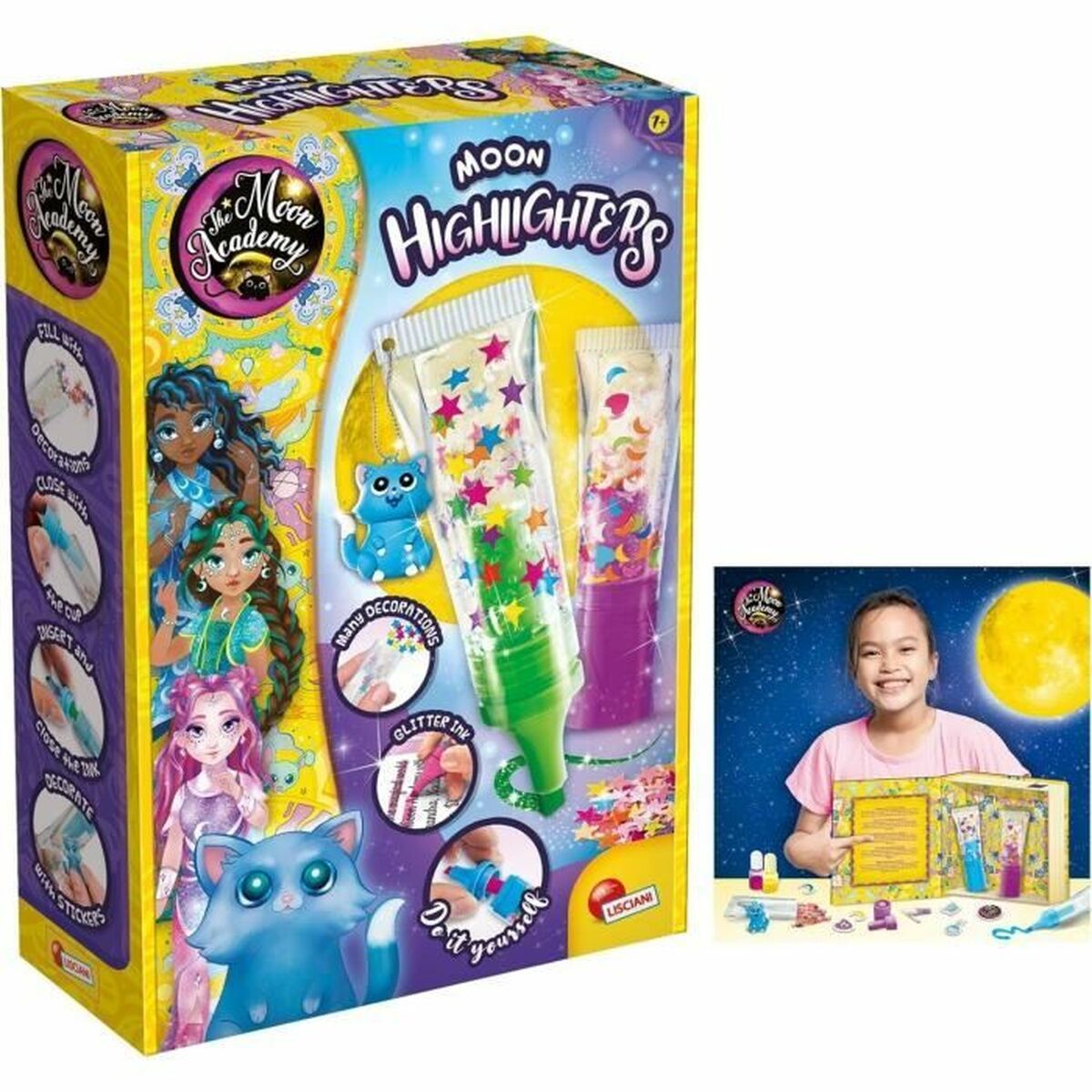 Craft Game Lisciani Giochi The Moon Academy Moon Highlighters Multicolour-4