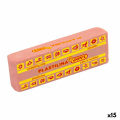 Sticks of Modelling clay Jovi School 150 g Meat (15 Pieces)-0