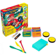 Modelling Clay Game Jovi Crazy Cars Racing Multicolour (1 Piece)-0