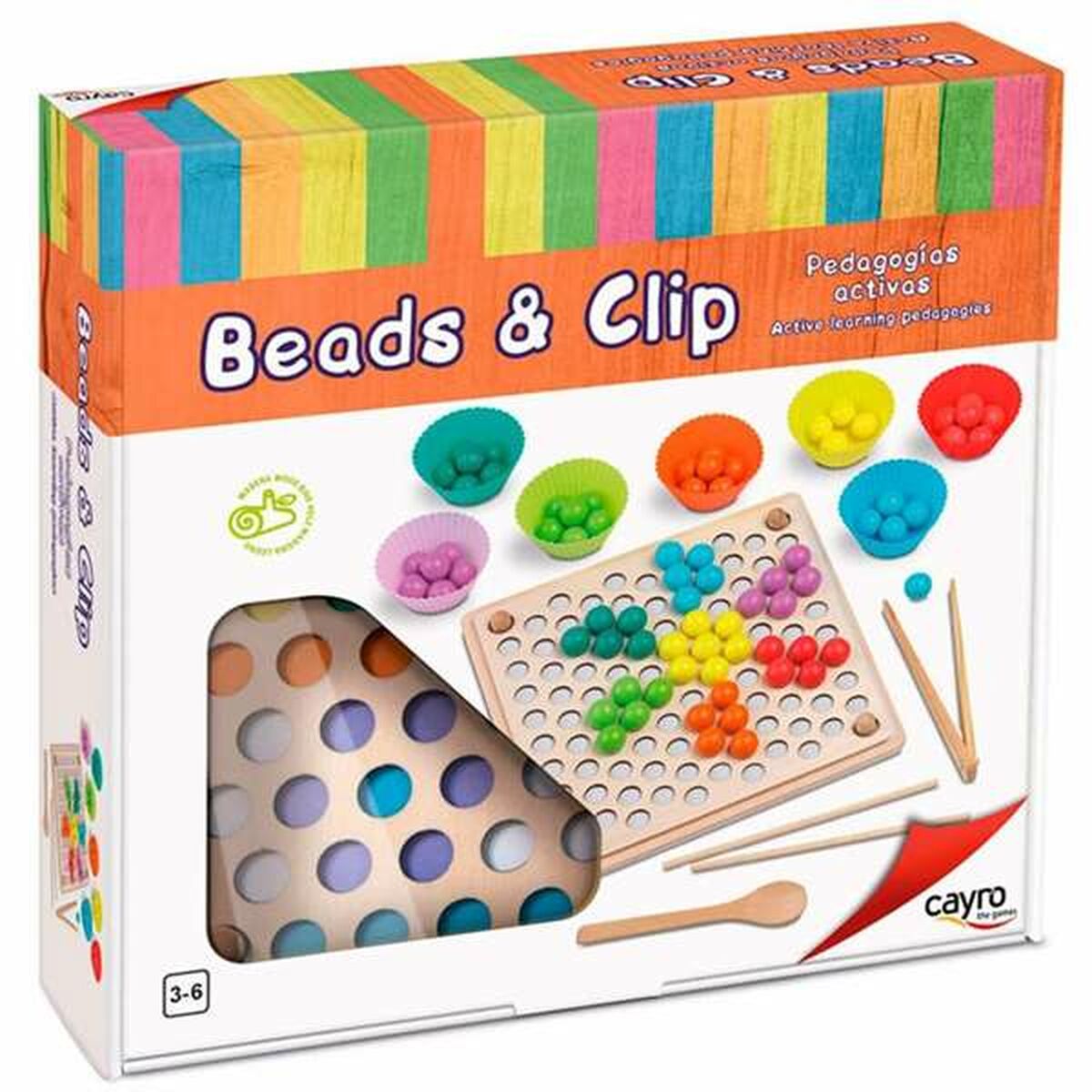 Educational Game Cayro Bead & Clip-0