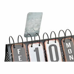 Desktop Calendar DKD Home Decor White Black 34 x 13 x 21 cm-1