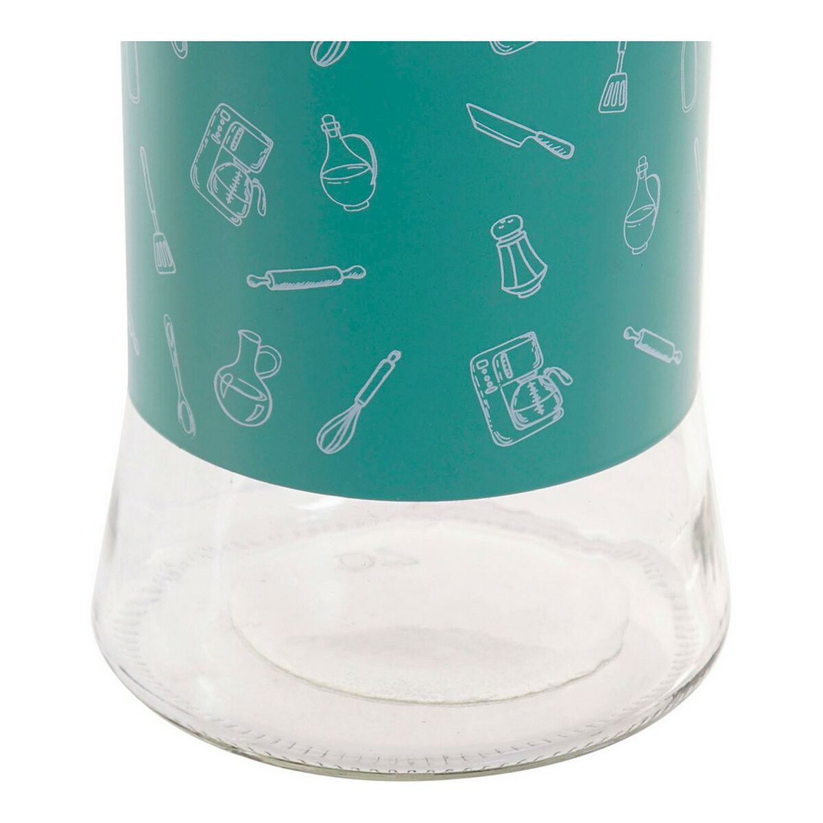 Tin DKD Home Decor Green 11 x 11 x 18 cm-2