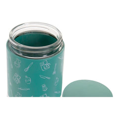 Tin DKD Home Decor Green 11 x 11 x 18 cm-1