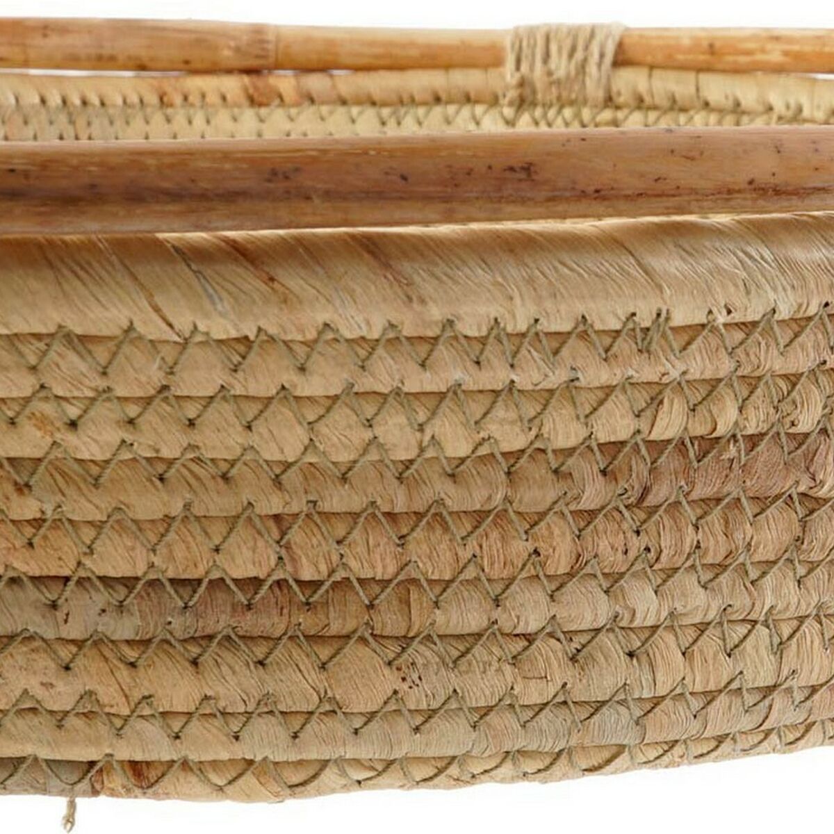 Centerpiece DKD Home Decor Brown Rushes 42 x 42 x 8 cm-2
