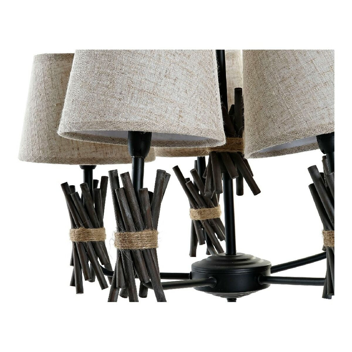 Ceiling Light DKD Home Decor Polyester Metal (55 x 55 x 100 cm)-2