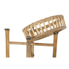 Planter DKD Home Decor Bamboo Natural (32 x 32 x 55.5 cm)-2