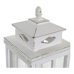 Lantern DKD Home Decor White Crystal Pinewood (22.5 x 22.5 x 47 cm)-2