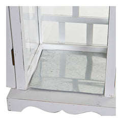 Lantern DKD Home Decor White Crystal Pinewood (22.5 x 22.5 x 47 cm)-1