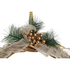 Advent wreathe DKD Home Decor Polyester (30 x 5 x 30 cm)-1