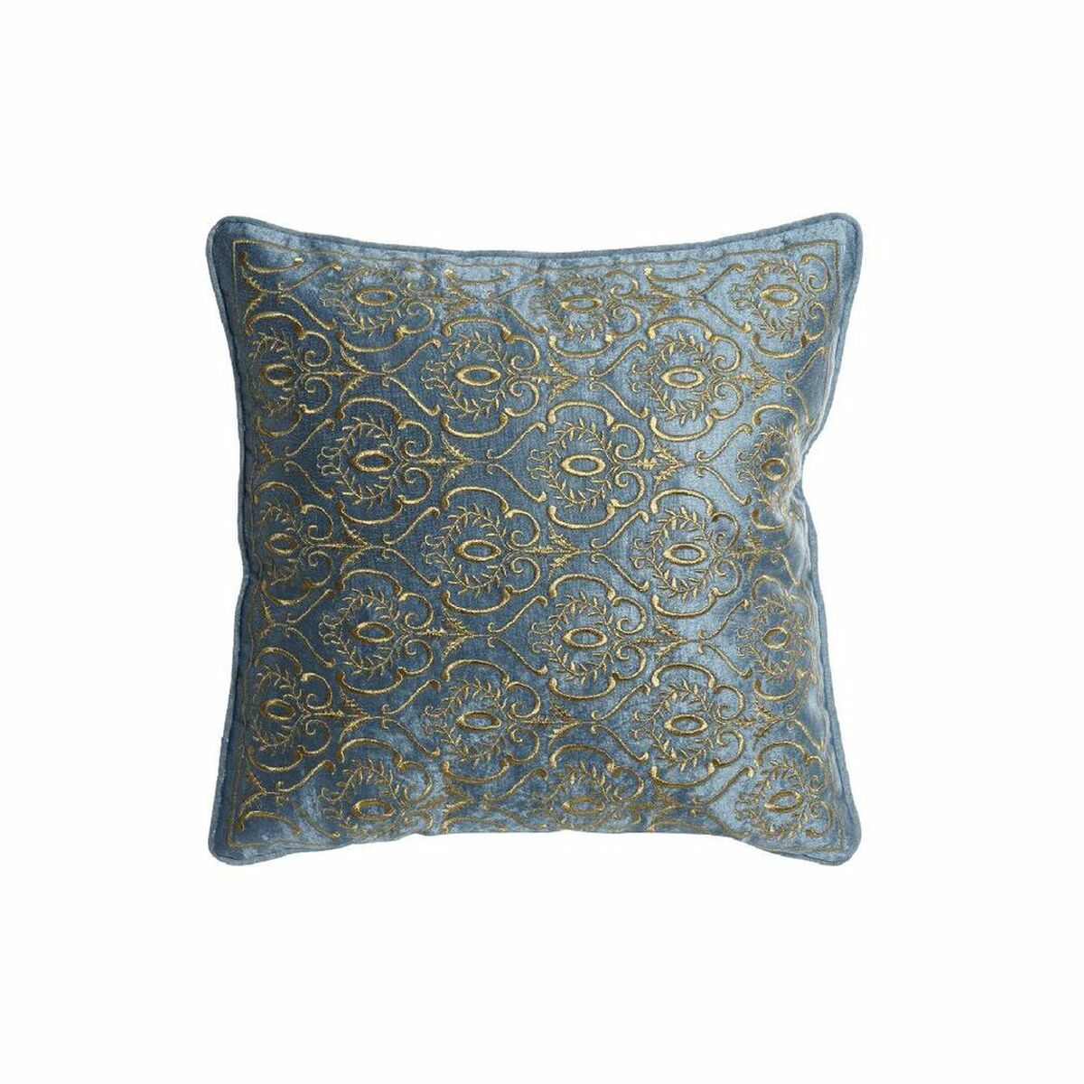 Cushion DKD Home Decor 8424001850389 Blue Golden 45 x 10 x 45 cm-0