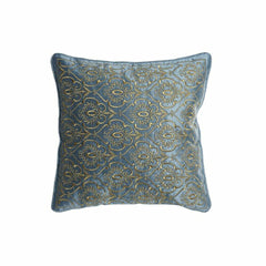 Cushion DKD Home Decor 8424001850389 Blue Golden 45 x 10 x 45 cm-0
