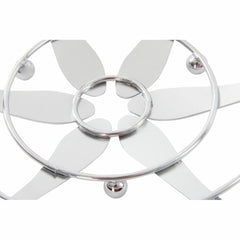 Fruit Bowl DKD Home Decor Silver Metal Plastic-1