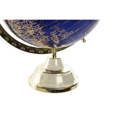 Globe DKD Home Decor Blue Golden Metal 27 x 25 x 36 cm-1