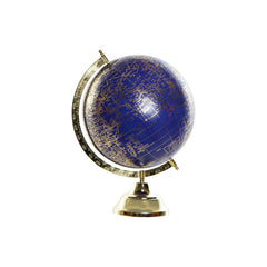 Globe DKD Home Decor Blue Golden Metal 27 x 25 x 36 cm-0