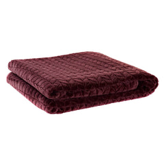 Blanket DKD Home Decor Arrows Light mauve (130 x 170 x 2 cm)-0