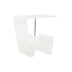Small Side Table DKD Home Decor Transparent 40 x 30 x 44 cm-0