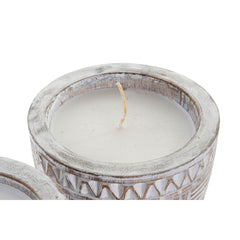 Candle DKD Home Decor Wood Wax (2 Units)-1