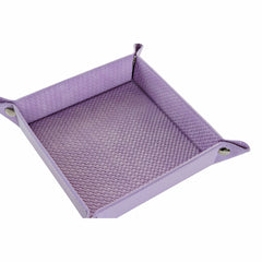 Valet Tray DKD Home Decor Lilac Romantic 20 x 20 x 4 cm-2