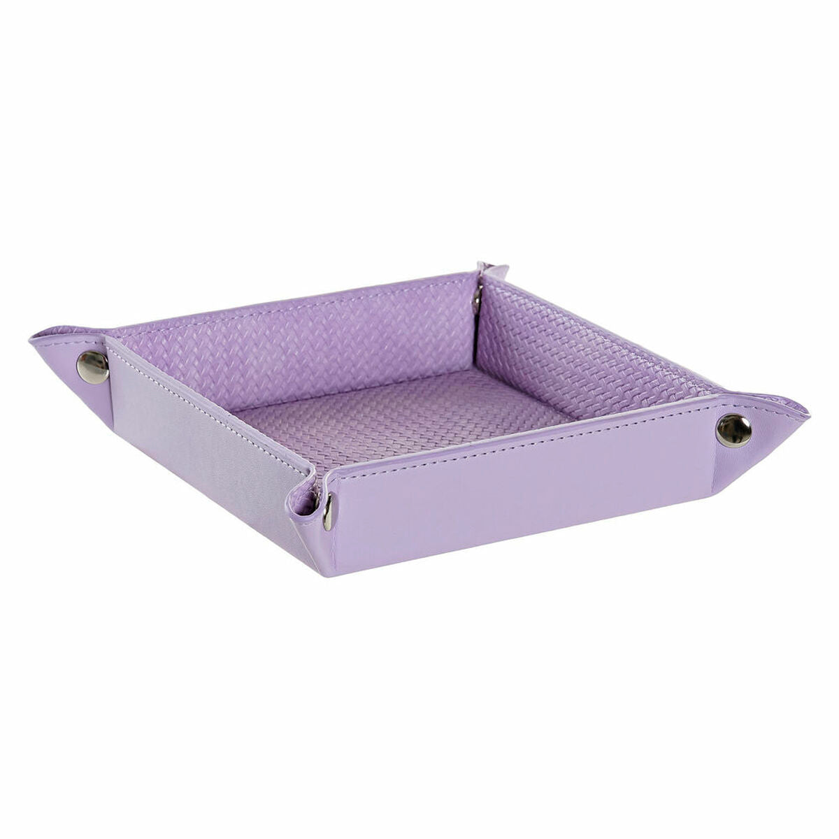 Valet Tray DKD Home Decor Lilac Romantic 20 x 20 x 4 cm-0