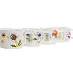 Piece Coffee Cup Set DKD Home Decor Multicolour Metal Dolomite 260 ml-1