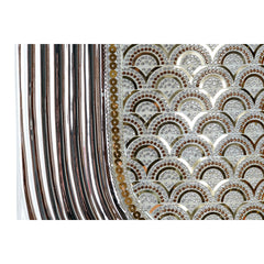 Vase DKD Home Decor Silver Golden Stoneware (24 x 13 x 47 cm)-1
